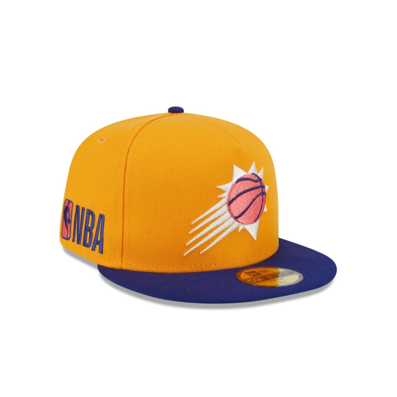 Phoenix Suns Gold 59FIFTY A-Frame Fitted Hat made by New Era