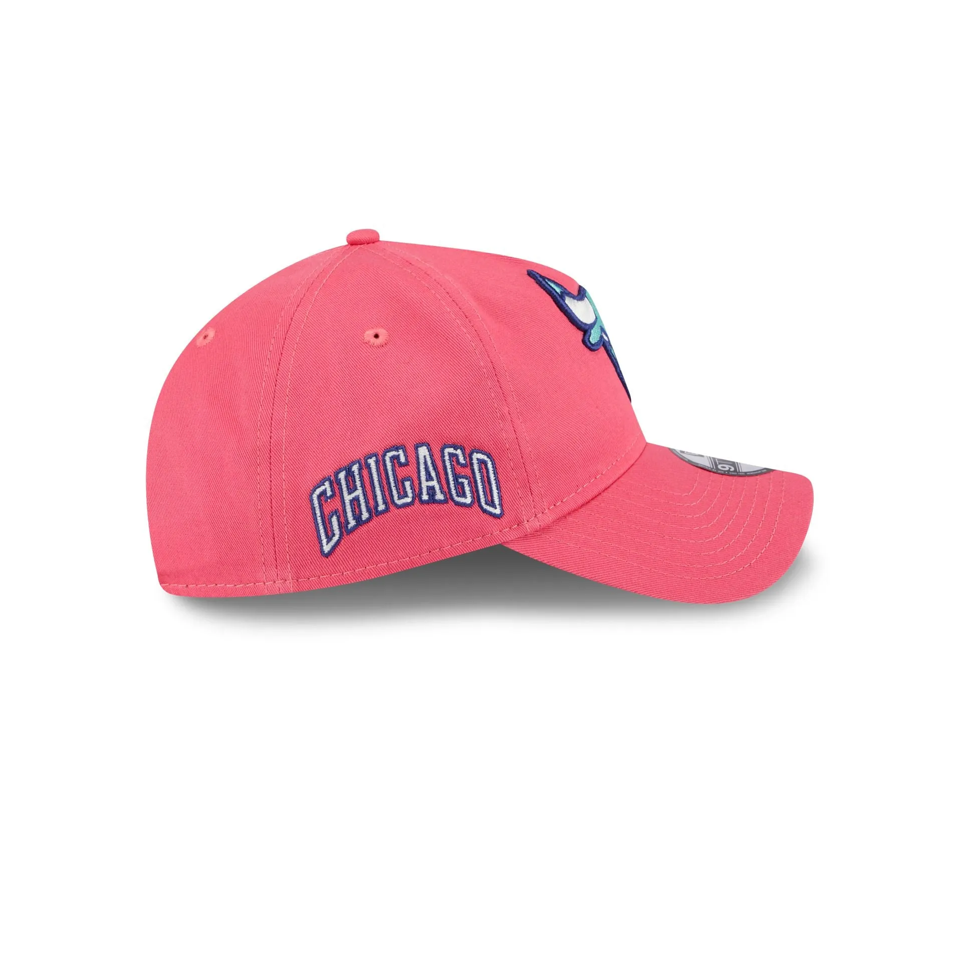 Chicago Bulls Coral 9TWENTY A-Frame Adjustable Hat sold by New Era product image thumbnail 4