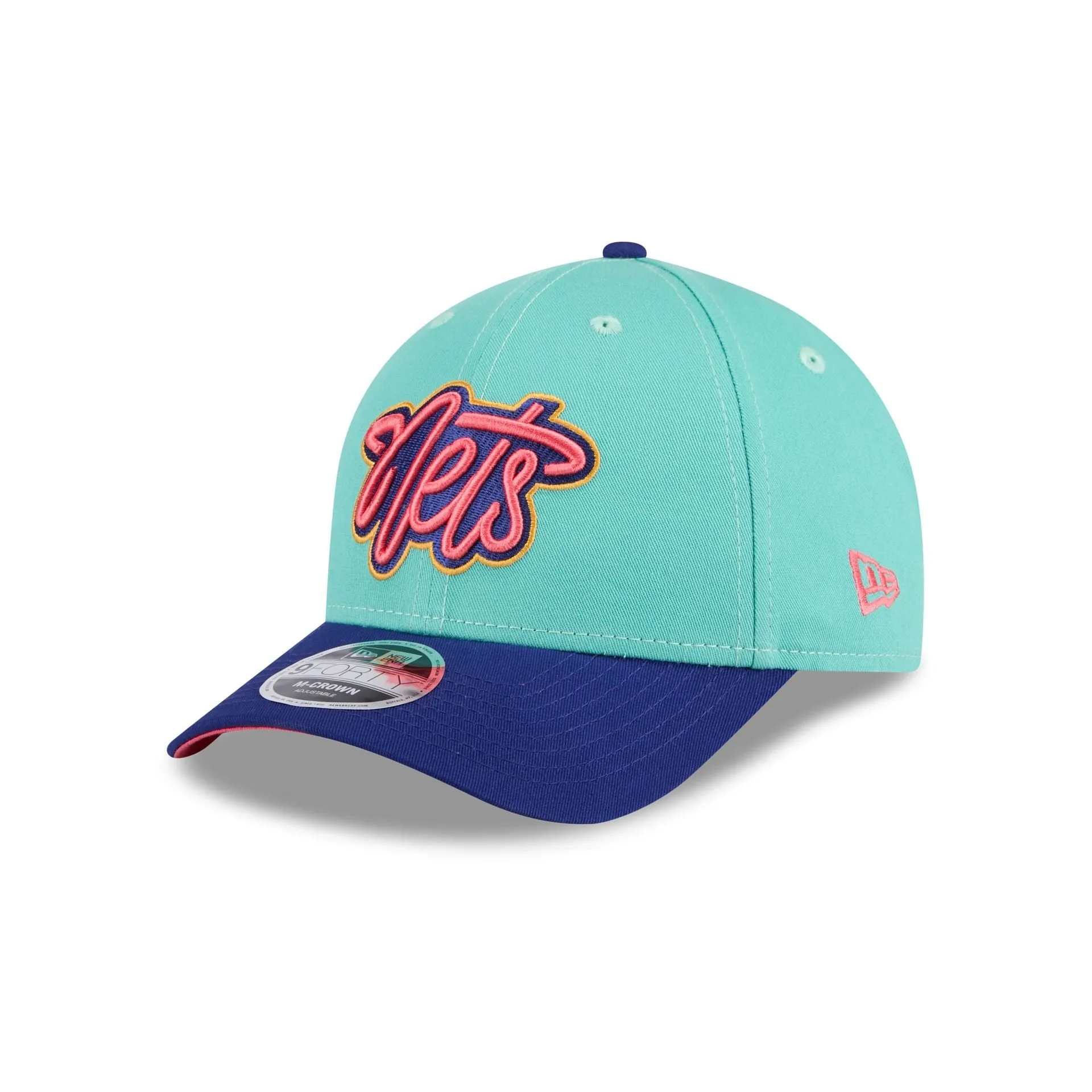 Brooklyn Nets Clear Mint 9FORTY M-Crown Adjustable Hat sold by New Era product image thumbnail 3