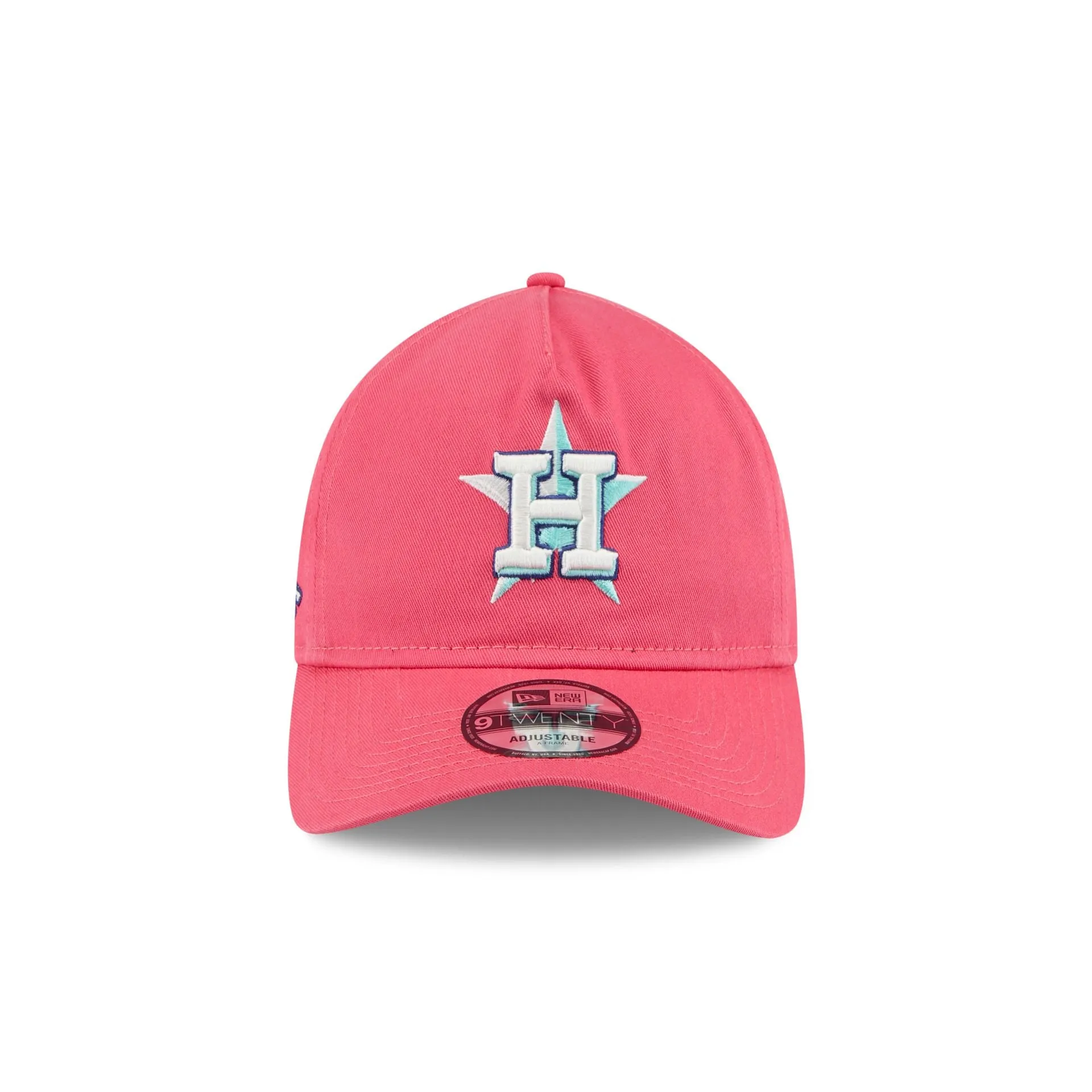 Houston Astros Coral 9TWENTY A-Frame Adjustable Hat sold by New Era product image thumbnail 2