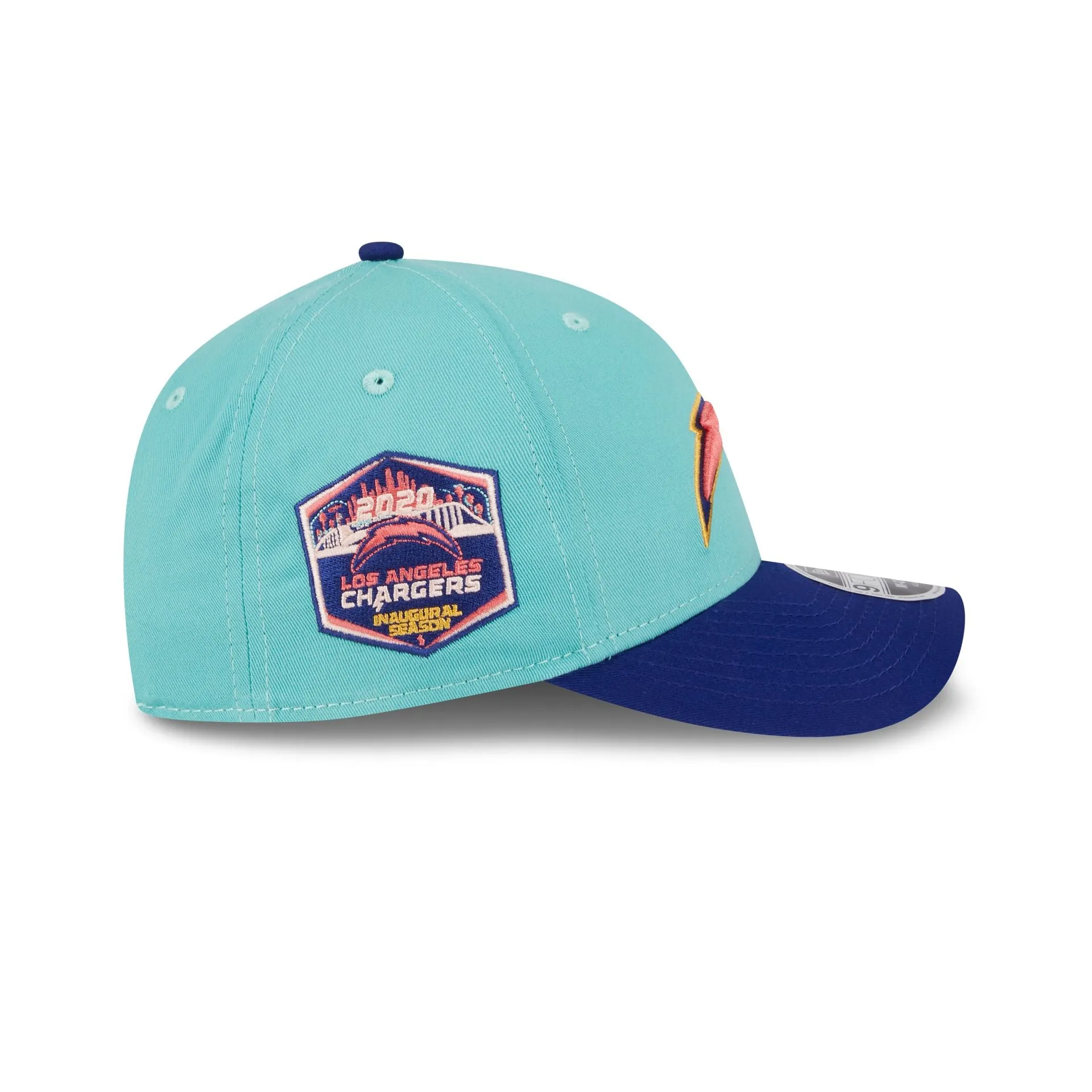 Los Angeles Chargers Clear Mint 9FORTY M-Crown Adjustable Hat sold by New Era product image thumbnail 4