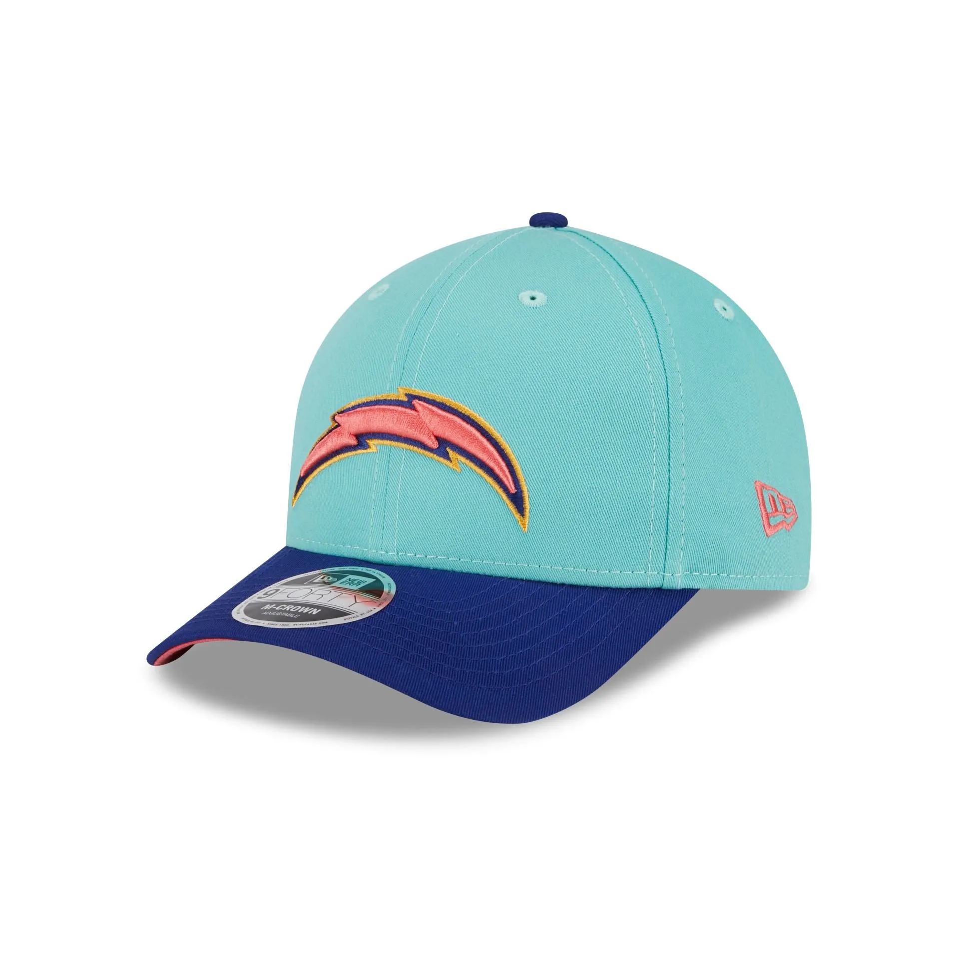 Los Angeles Chargers Clear Mint 9FORTY M-Crown Adjustable Hat sold by New Era product image thumbnail 3