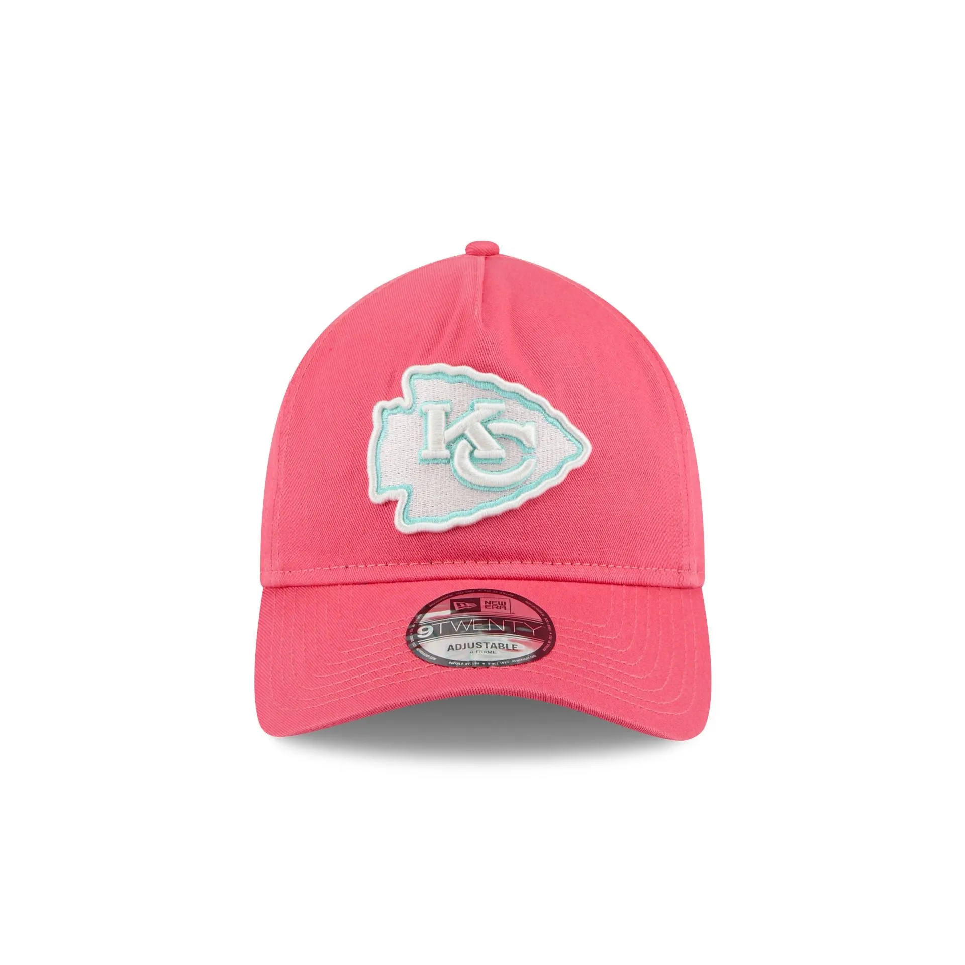 Kansas City Chiefs Coral 9TWENTY A-Frame Adjustable Hat sold by New Era product image thumbnail 2