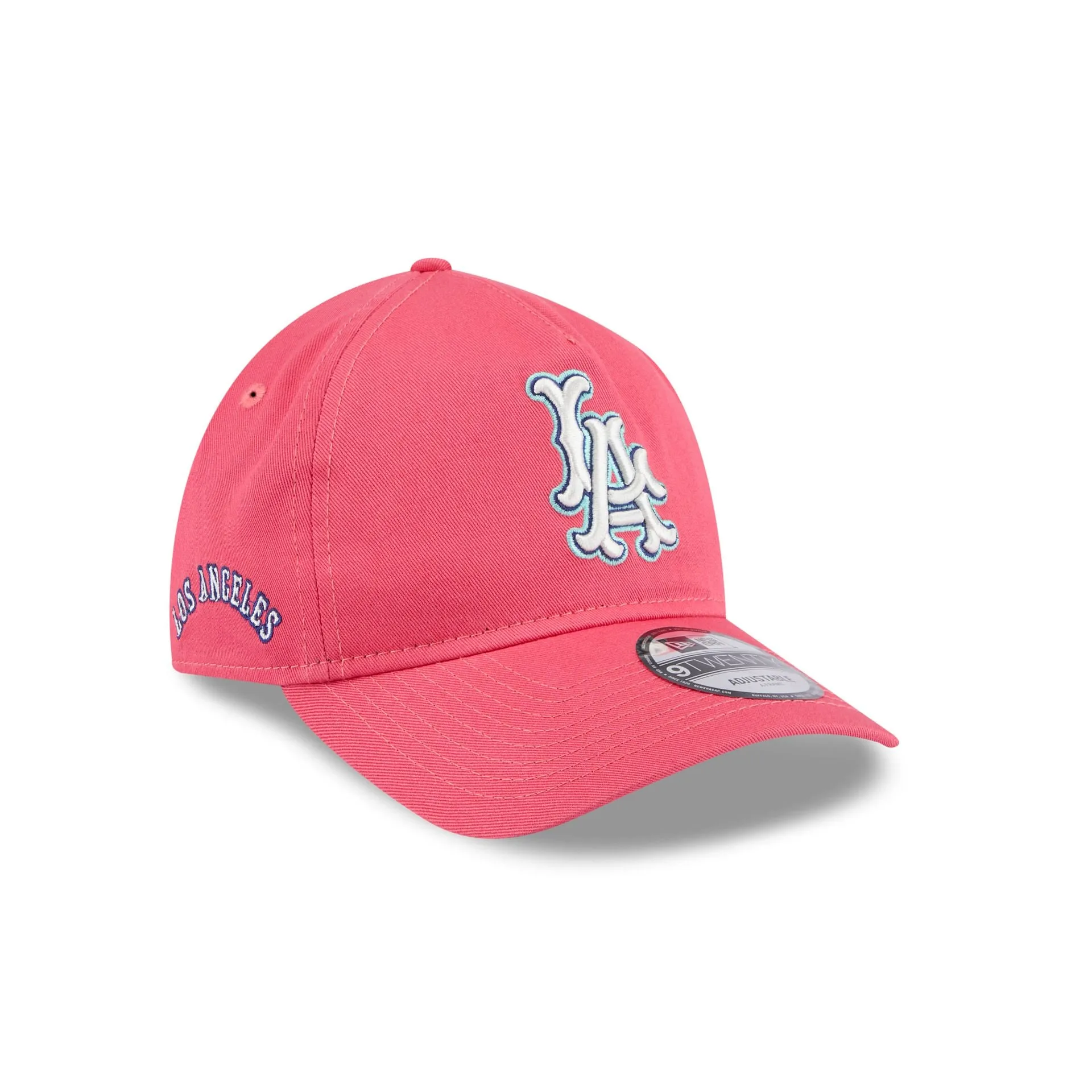 Los Angeles Angels Coral 9TWENTY A-Frame Adjustable Hat sold by New Era