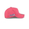Atlanta Braves Coral 9TWENTY A-Frame Adjustable Hat sold by New Era