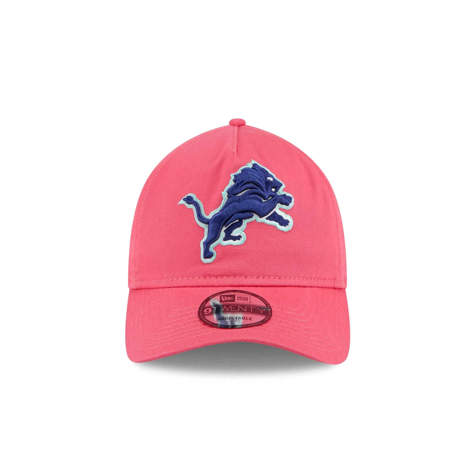 Detroit Lions Coral 9TWENTY A-Frame Adjustable Hat sold by New Era product image thumbnail 2