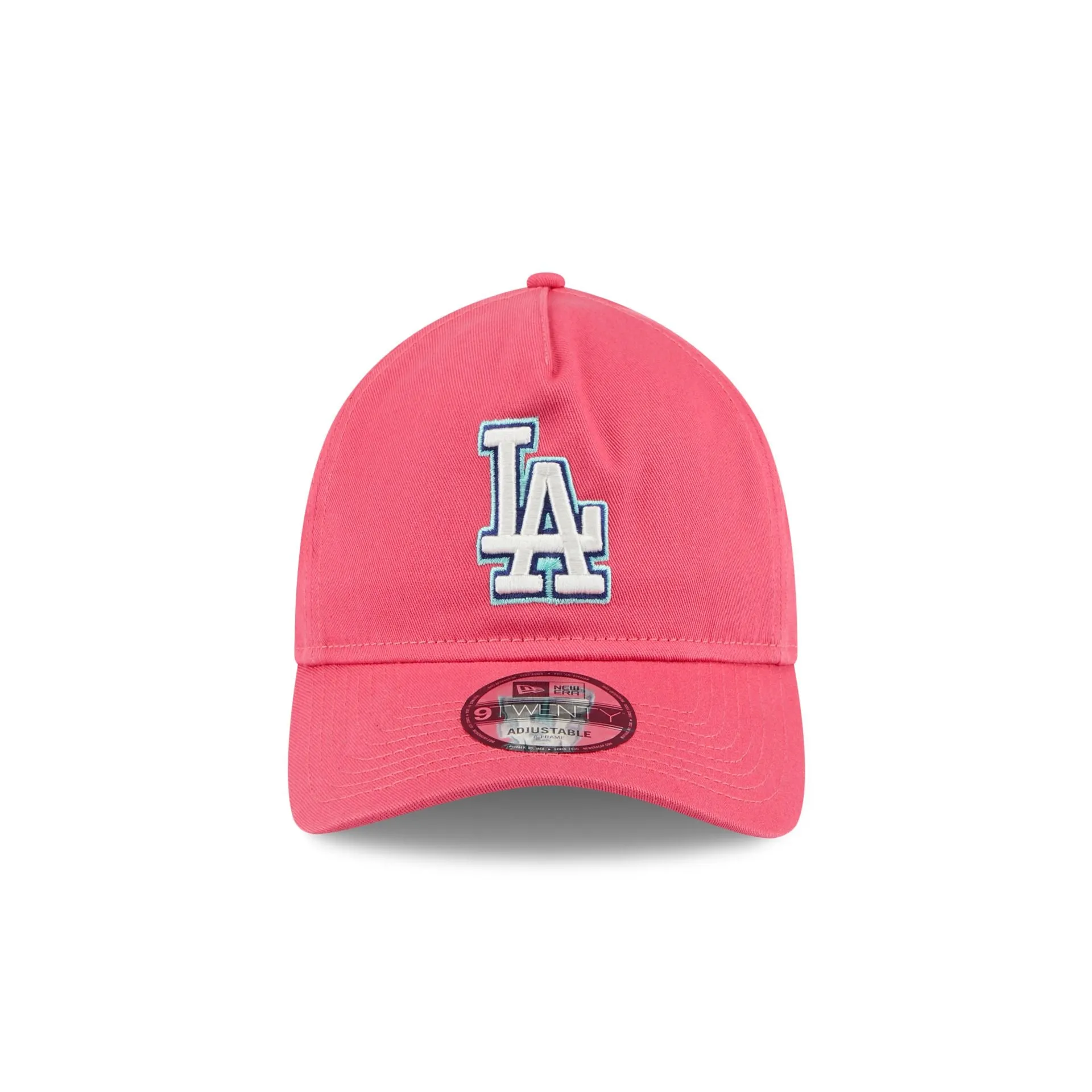 Los Angeles Dodgers Coral 9TWENTY A-Frame Adjustable Hat sold by New Era product image thumbnail 2
