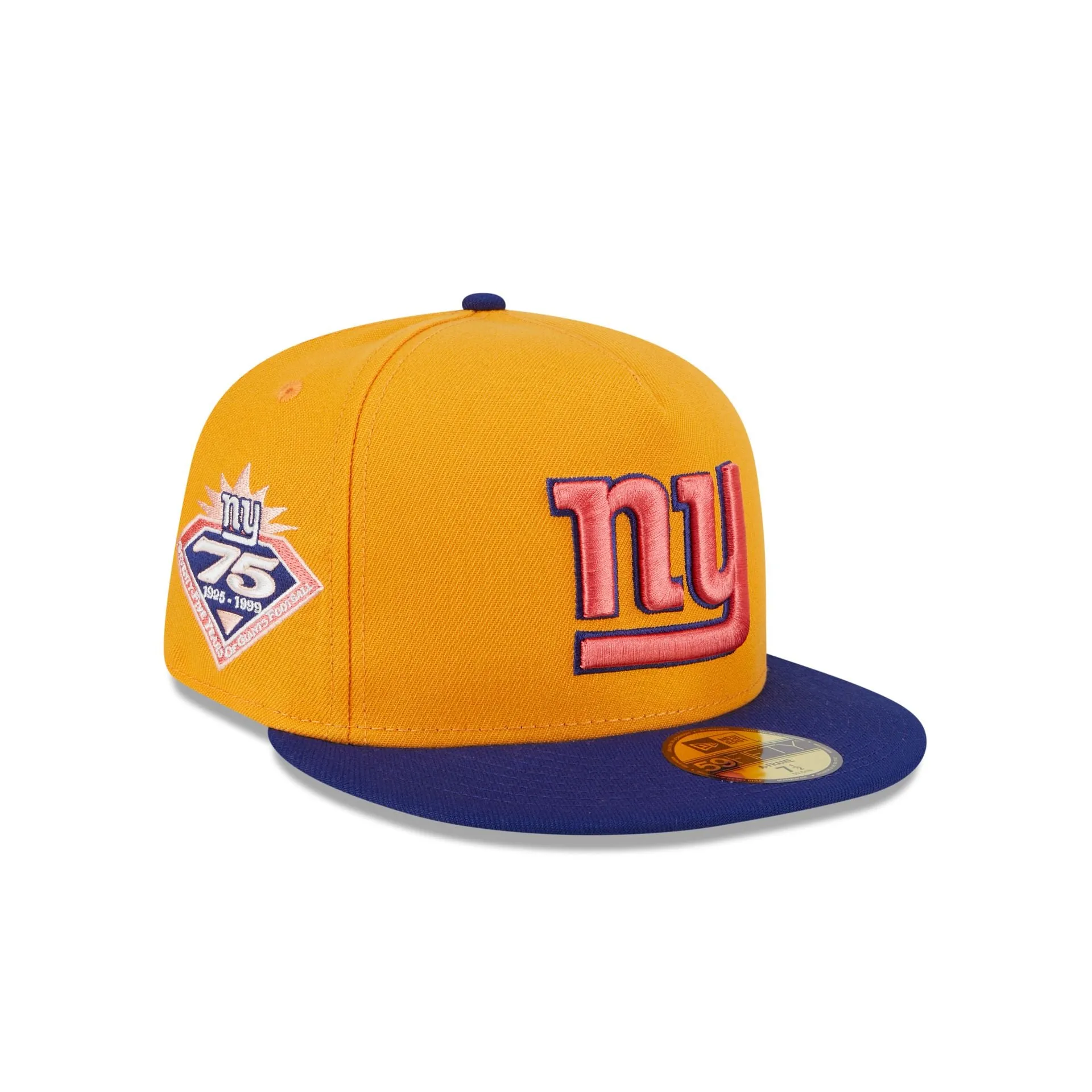 New York Giants Gold 59FIFTY A-Frame Fitted Hat sold by New Era