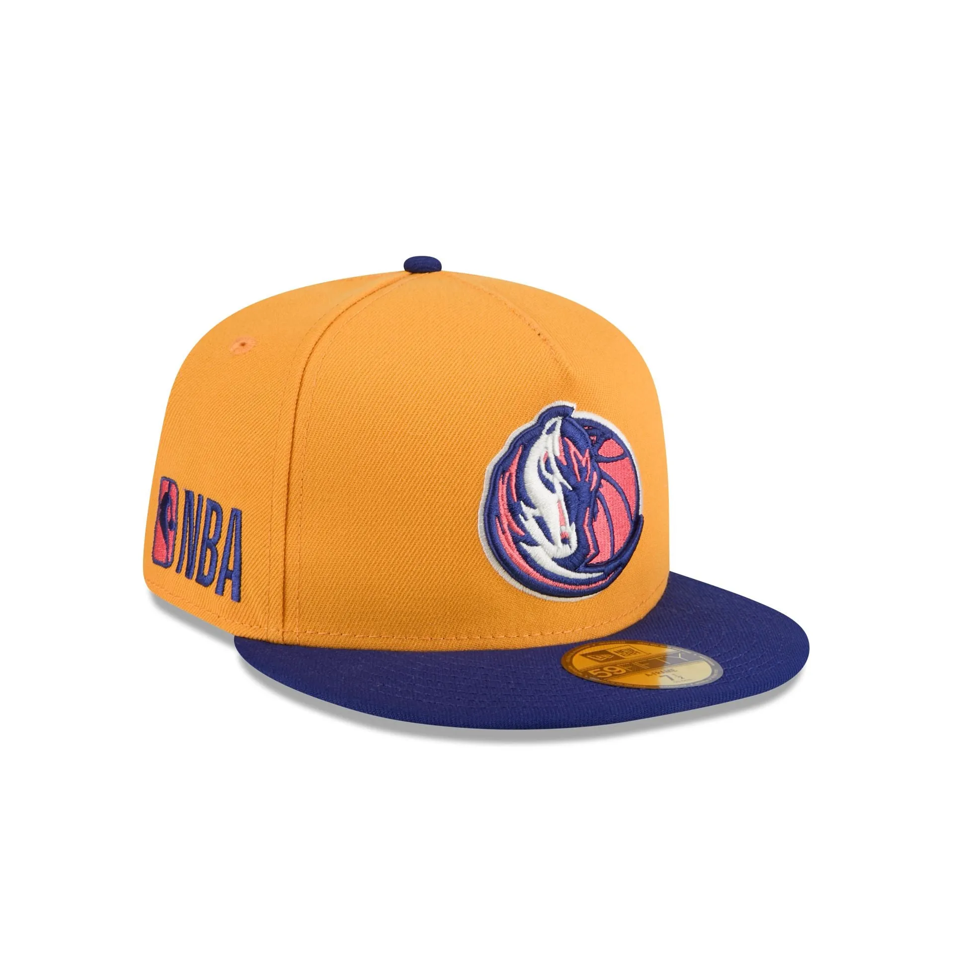 Dallas Mavericks Gold 59FIFTY A-Frame Fitted Hat sold by New Era