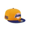 Los Angeles Lakers Gold 59FIFTY A-Frame Fitted Hat sold by New Era