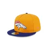 Denver Broncos Gold 59FIFTY A-Frame Fitted Hat sold by New Era