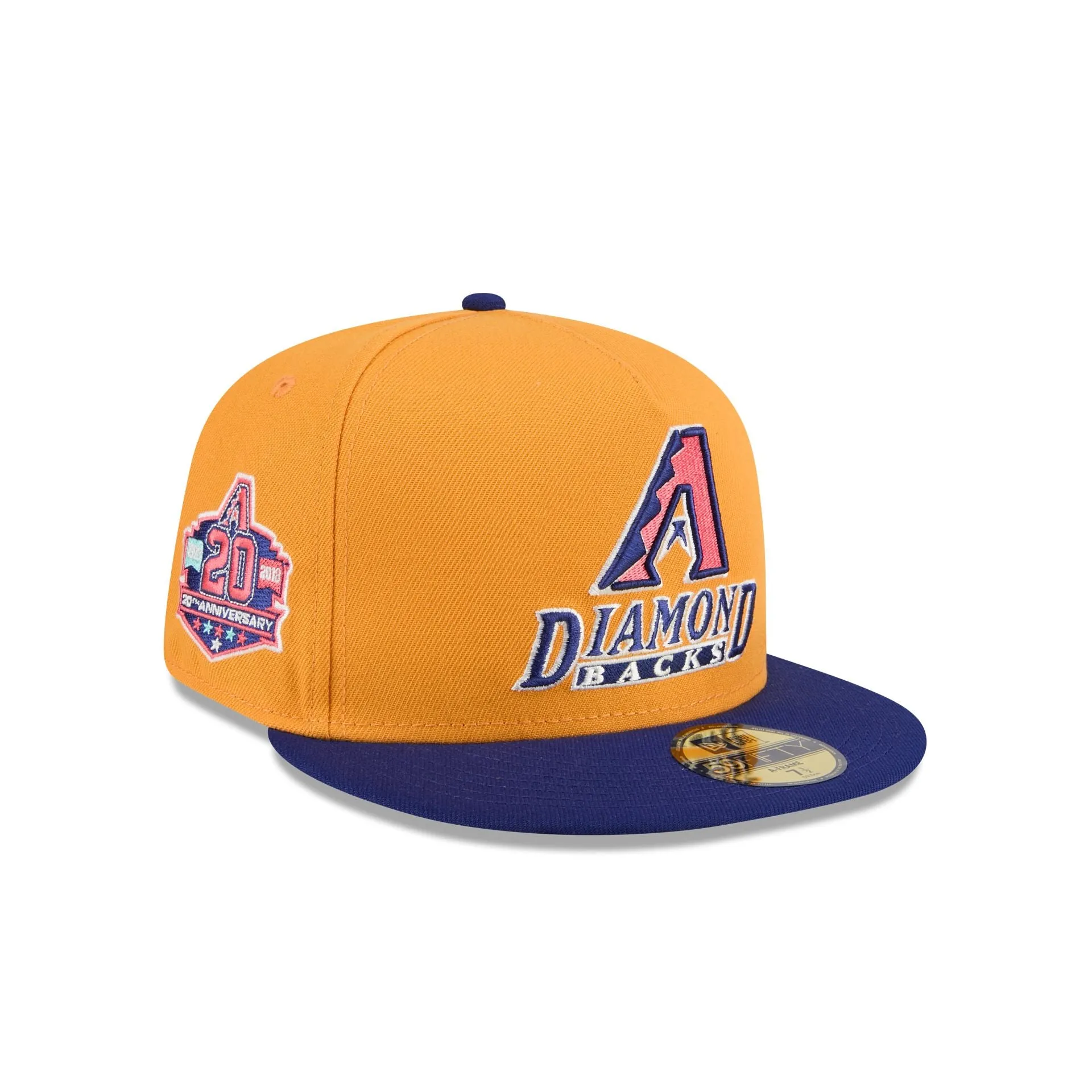 Arizona Diamondbacks Gold 59FIFTY A-Frame Fitted Hat sold by New Era