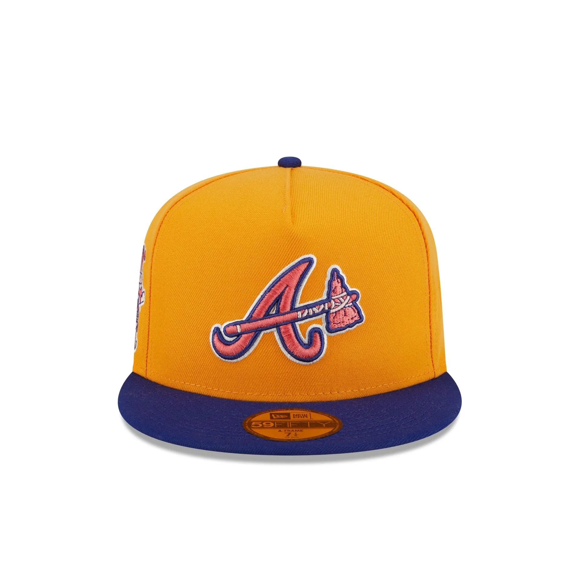 Atlanta Braves Gold 59FIFTY A-Frame Fitted Hat sold by New Era product image thumbnail 2