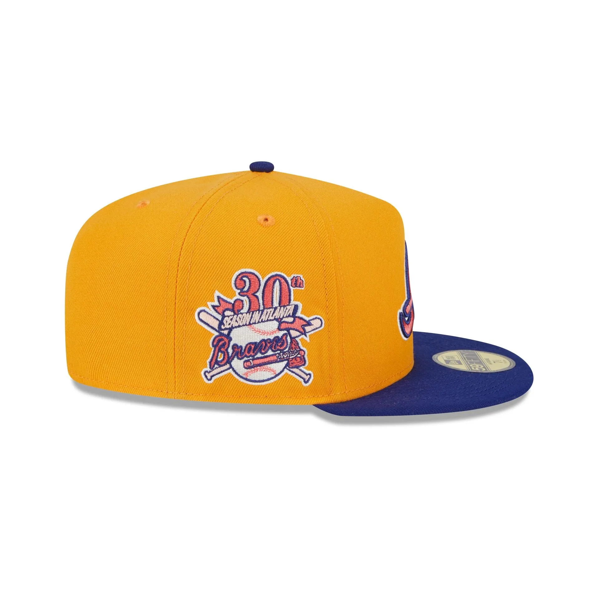 Atlanta Braves Gold 59FIFTY A-Frame Fitted Hat sold by New Era product image thumbnail 4