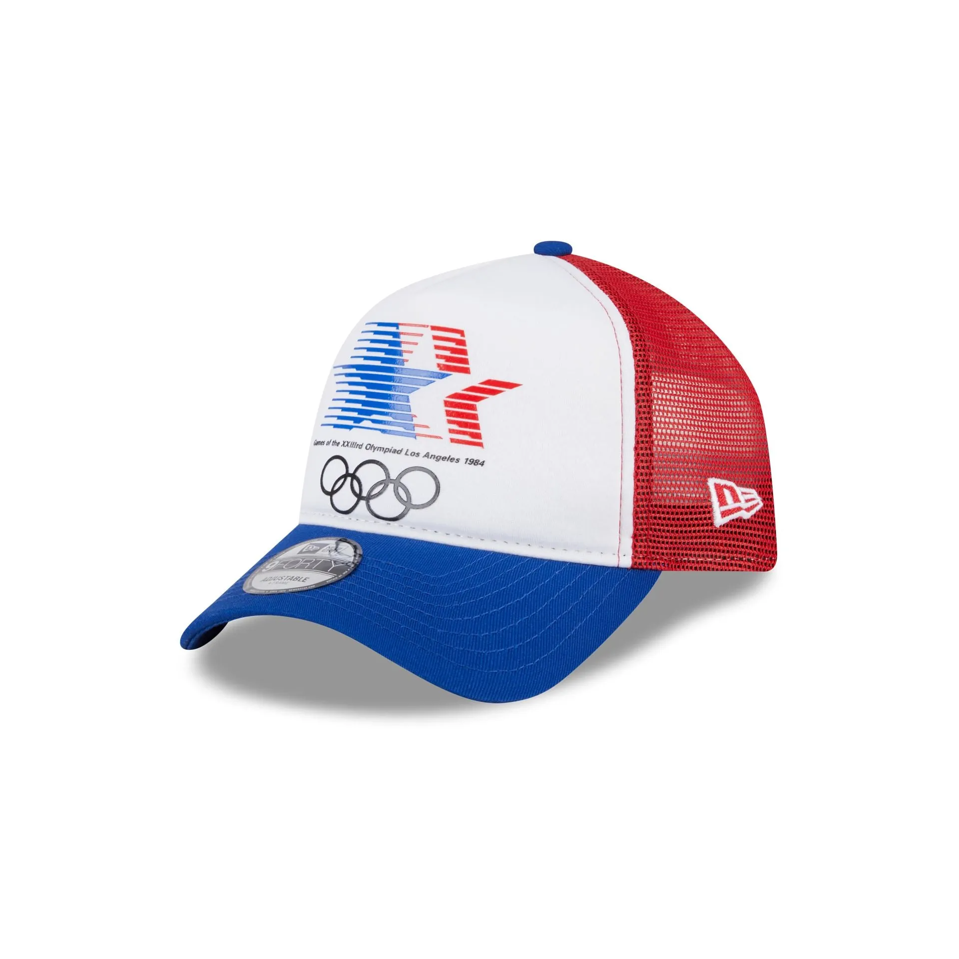 1984 Olympics Team USA 9FORTY A-Frame Trucker Hat sold by New Era