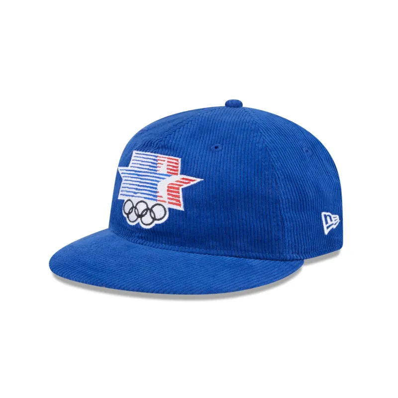 1984 Olympics Team USA Corduroy Retro Crown 9FIFTY Adjustable Hat sold by New Era