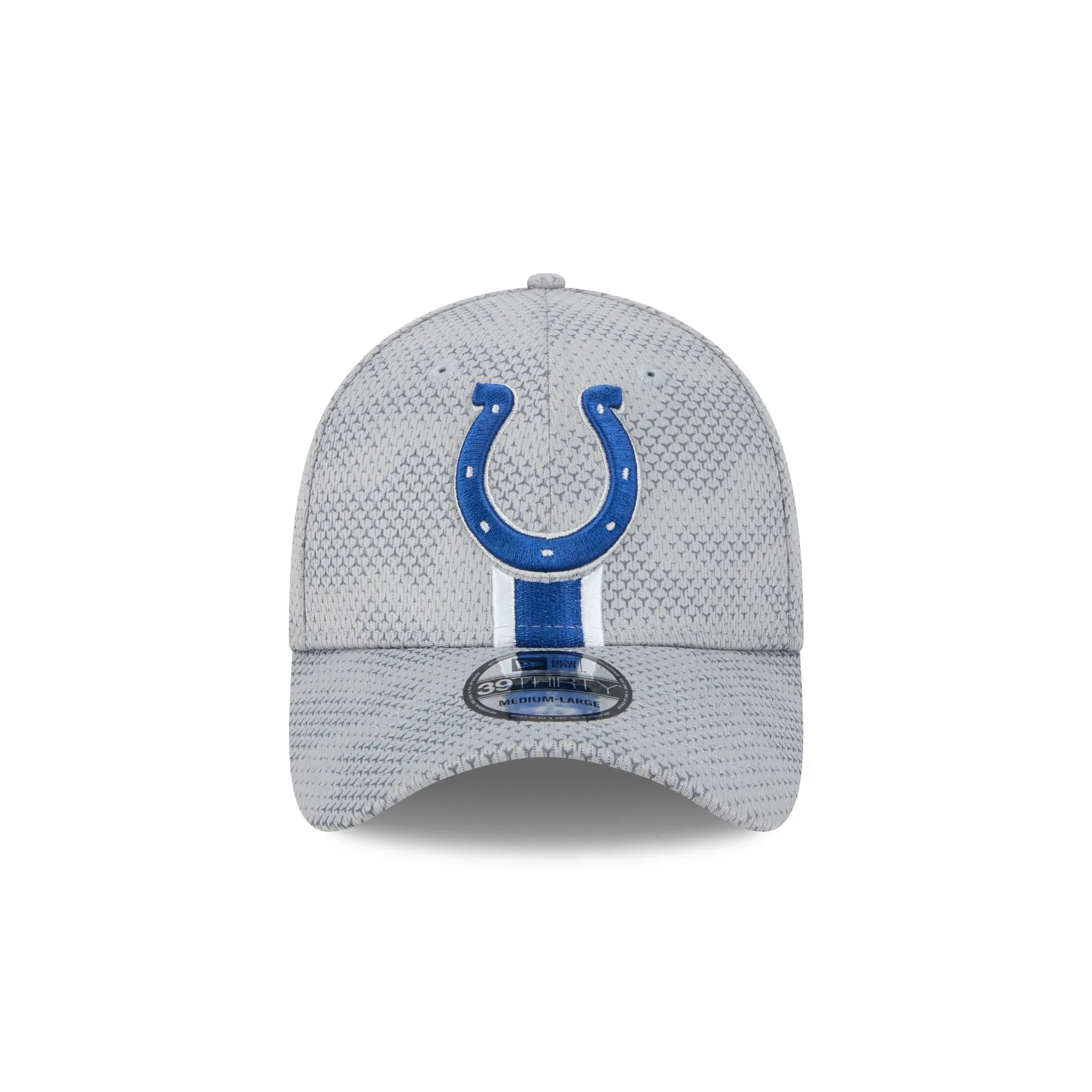 Indianapolis Colts 2024 Sideline Gray 39THIRTY Stretch Fit Hat sold by New Era product image thumbnail 2