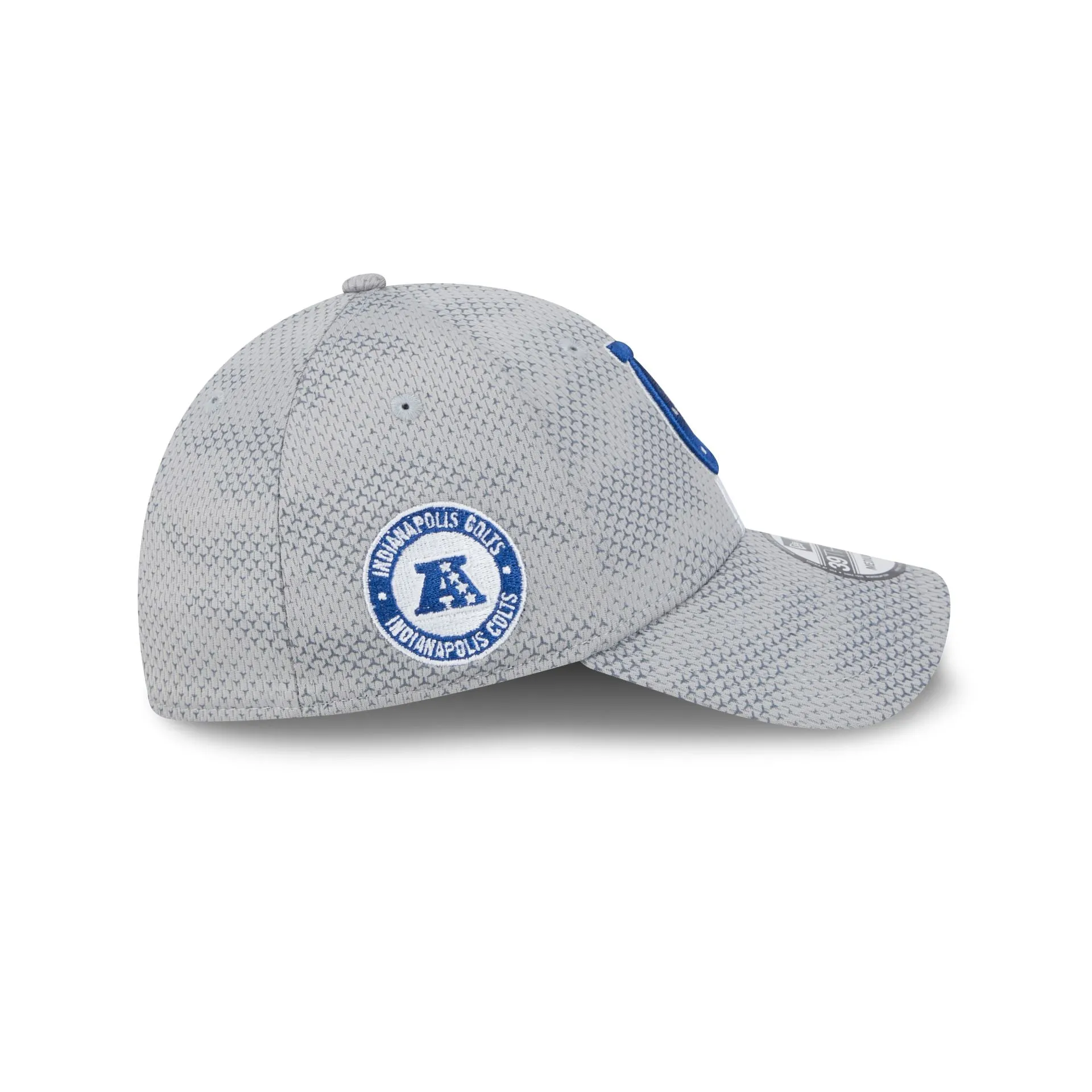 Indianapolis Colts 2024 Sideline Gray 39THIRTY Stretch Fit Hat sold by New Era product image thumbnail 4
