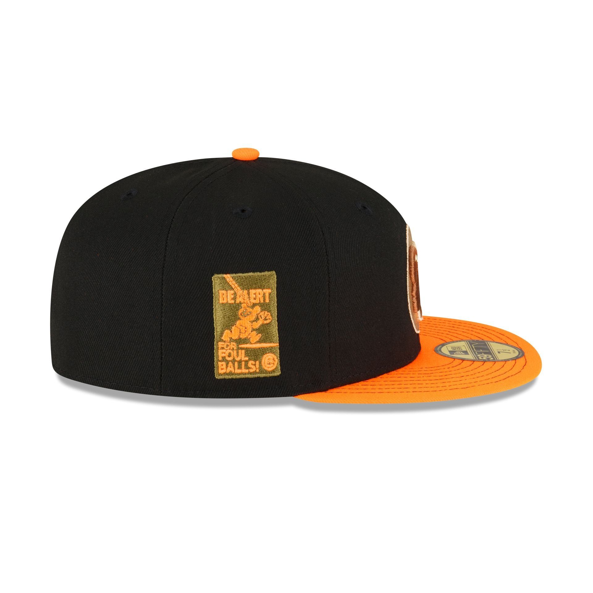 Just Caps Orange Visor Chicago Cubs 59FIFTY Fitted Hat sold by New Era product image thumbnail 4
