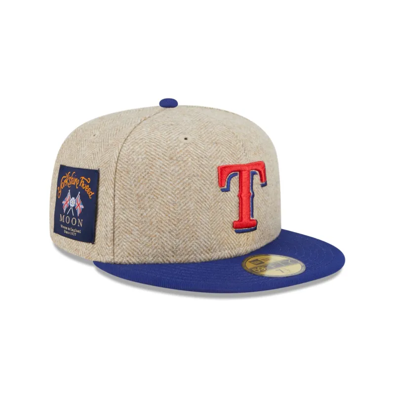 Texas Rangers Herringbone Moon 59FIFTY Fitted Hat sold by New Era