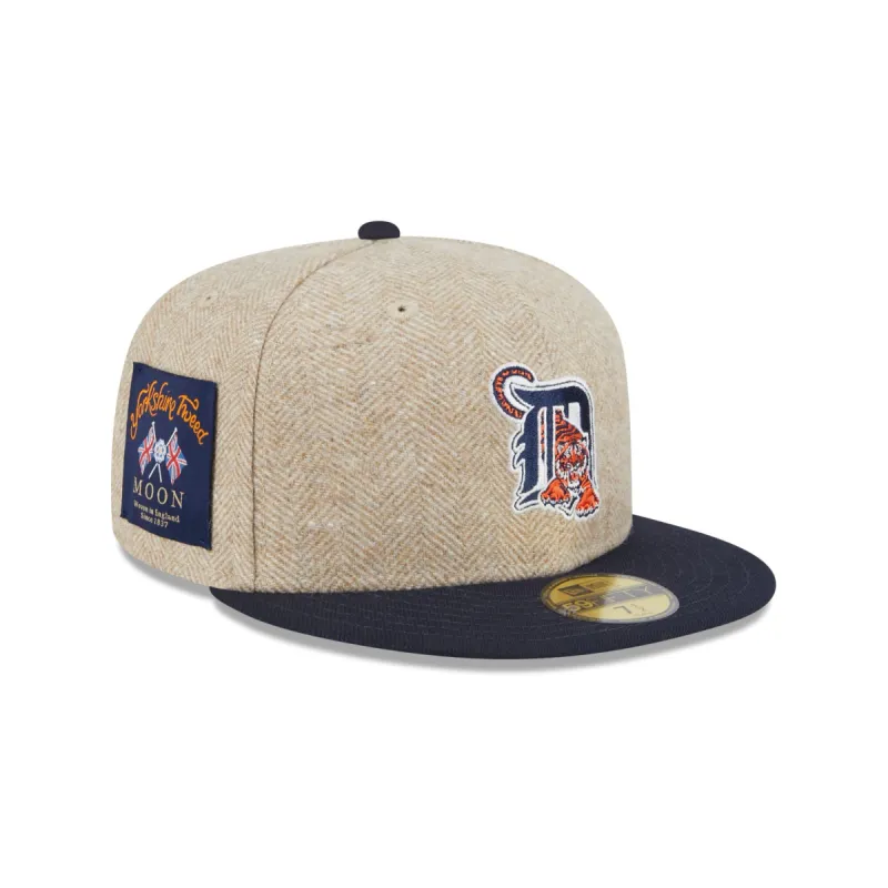 Detroit Tigers Herringbone Moon 59FIFTY Fitted Hat sold by New Era