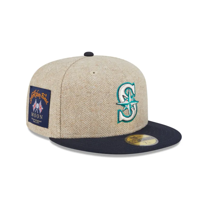 Seattle Mariners Herringbone Moon 59FIFTY Fitted Hat sold by New Era