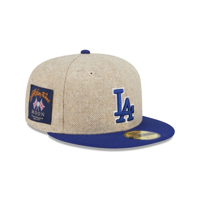 Los Angeles Dodgers Herringbone Moon 59FIFTY Fitted Hat sold by New Era