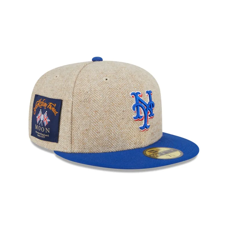 New York Mets Herringbone Moon 59FIFTY Fitted Hat sold by New Era