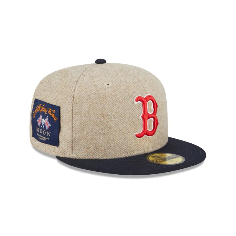 Boston Red Sox Herringbone Moon 59FIFTY Fitted Hat sold by New Era
