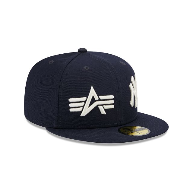 【NEW ERA】Alpha Industries Dual Logo 59FIFTY Fitted Alpha Industries X New York Yankees Dual Logo 59FIFTY Fitted