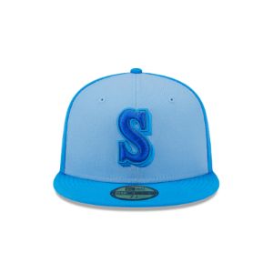 Seattle Mariners Tri-Tone Team 59FIFTY Fitted Hat sold by New Era