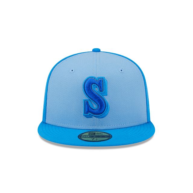 Seattle Mariners Tri-Tone Team 59FIFTY Fitted Hat sold by New Era product image thumbnail 2