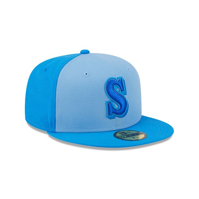 Seattle Mariners Tri-Tone Team 59FIFTY Fitted Hat sold by New Era product image thumbnail 3