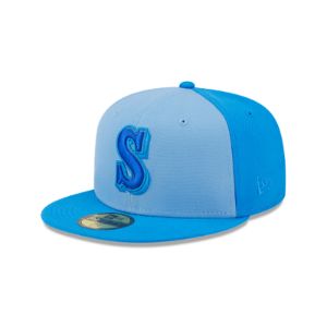 Seattle Mariners Tri-Tone Team 59FIFTY Fitted Hat sold by New Era