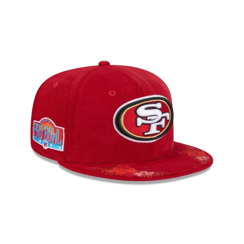 Just Caps Floral Corduroy San Francisco 49ers 59FIFTY Fitted Hat sold by New Era