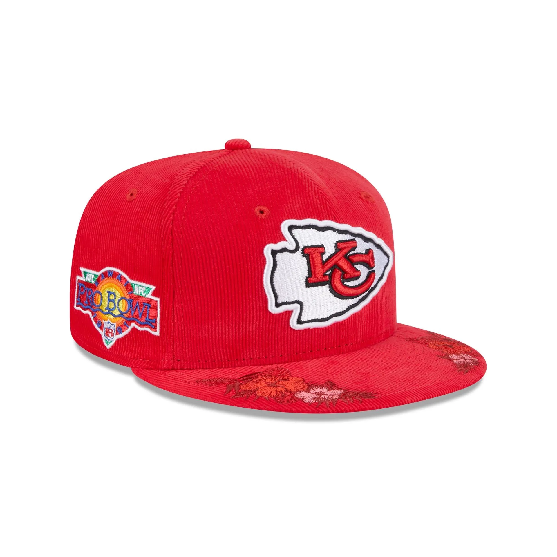 Just Caps Floral Corduroy Kansas City Chiefs 59FIFTY Fitted Hat sold by New Era