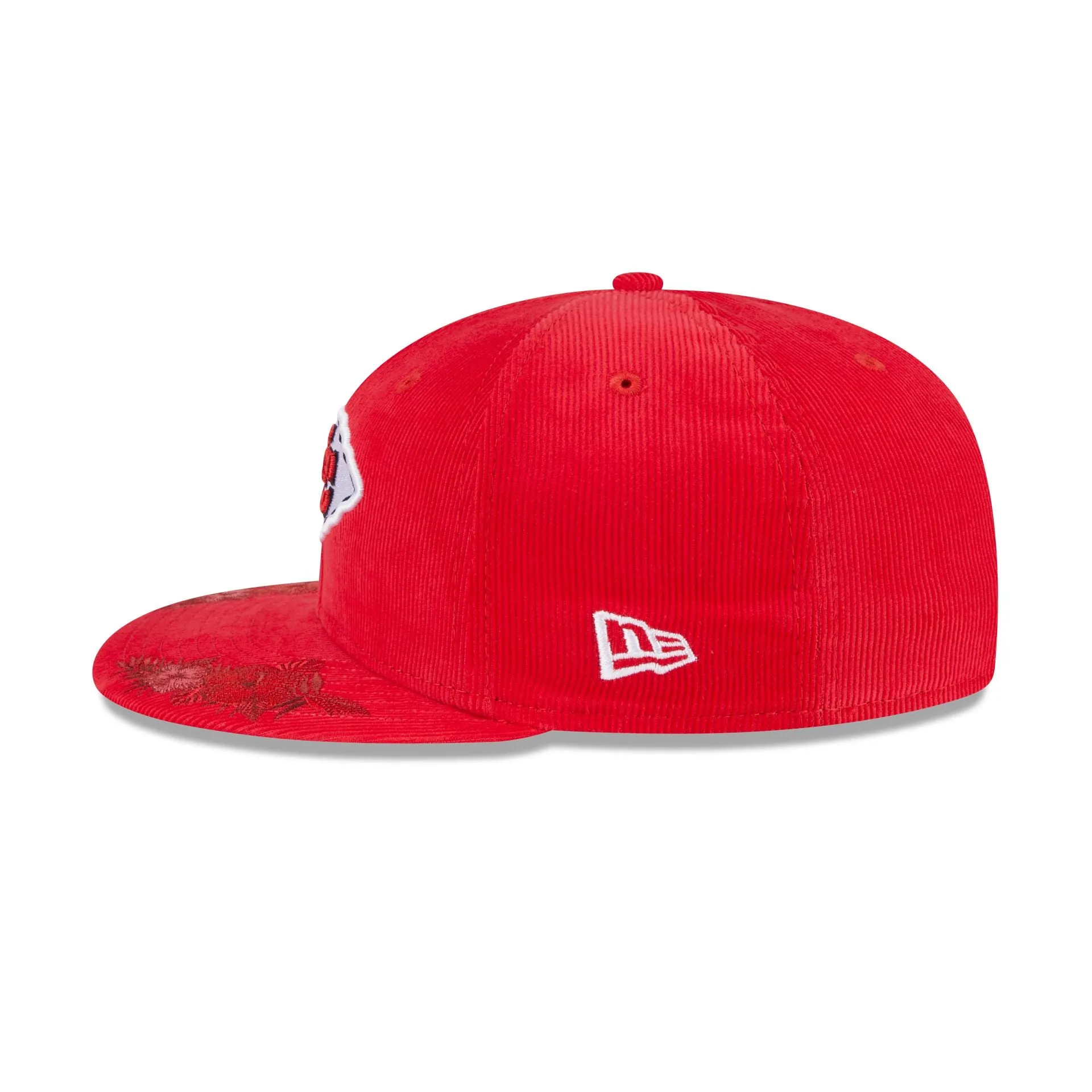 Just Caps Floral Corduroy Kansas City Chiefs 59FIFTY Fitted Hat sold by New Era product image thumbnail 4