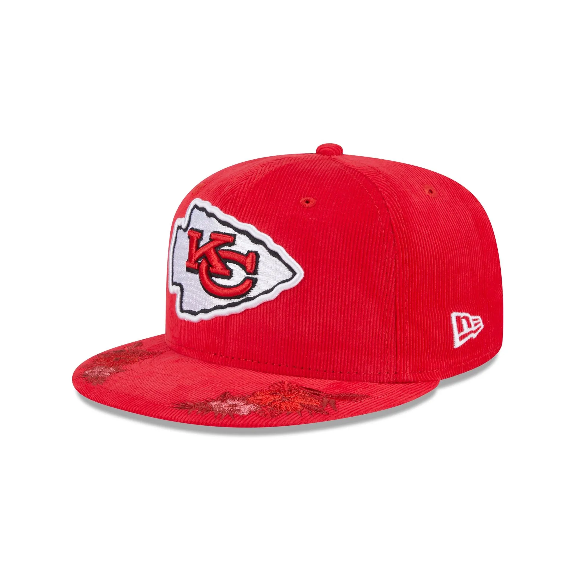 Just Caps Floral Corduroy Kansas City Chiefs 59FIFTY Fitted Hat sold by New Era product image thumbnail 3