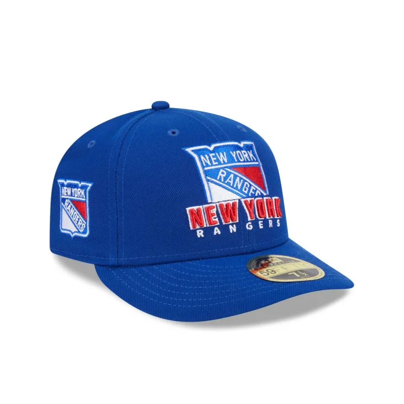 New York Rangers NHL Pack Low Profile 59FIFTY Fitted Hat sold by New Era