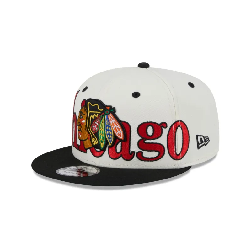 Chicago Blackhawks NHL Pack 9FIFTY Snapback Hat sold by New Era