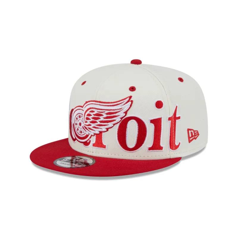 Detroit Red Wings NHL Pack 9FIFTY Snapback Hat sold by New Era