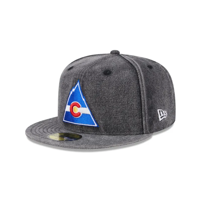 Colorado Rockies Vintage NHL Pack 59FIFTY Fitted Hat sold by New Era