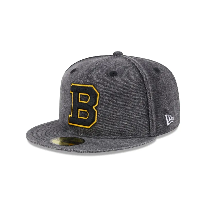 Boston Bruins Vintage NHL Pack 59FIFTY Fitted Hat sold by New Era