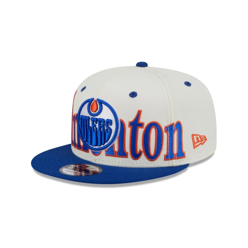 Edmonton Oilers NHL Pack 9FIFTY Snapback Hat sold by New Era