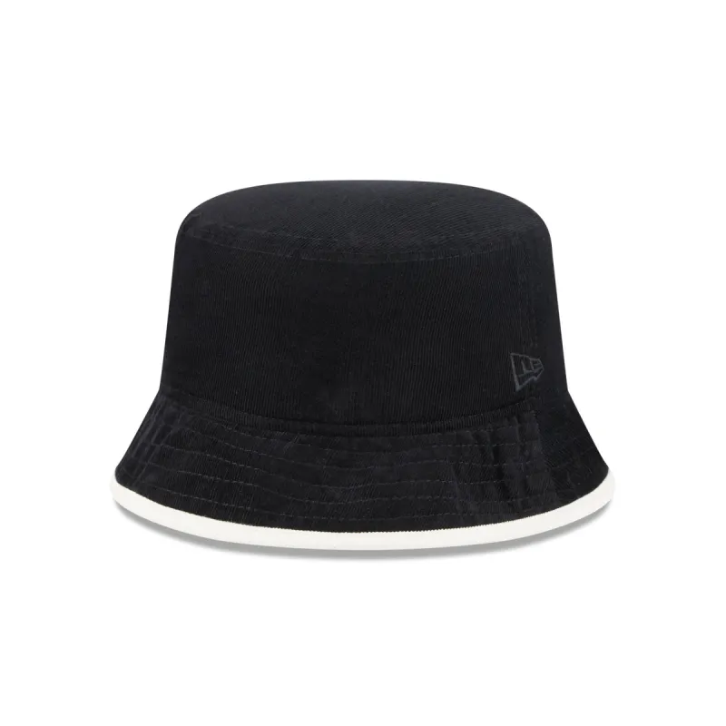 New Era Cap Black and White Cord Bucket Hat sold by New Era
