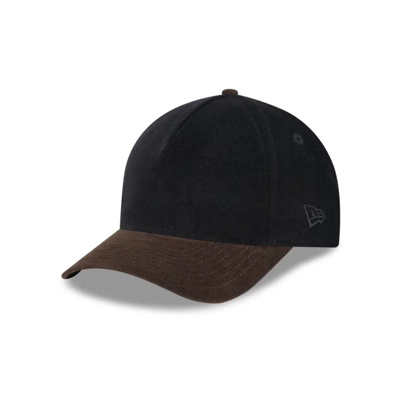 New Era Cap Black Cord 9FORTY M-Crown A-Frame Snapback Hat made by New Era