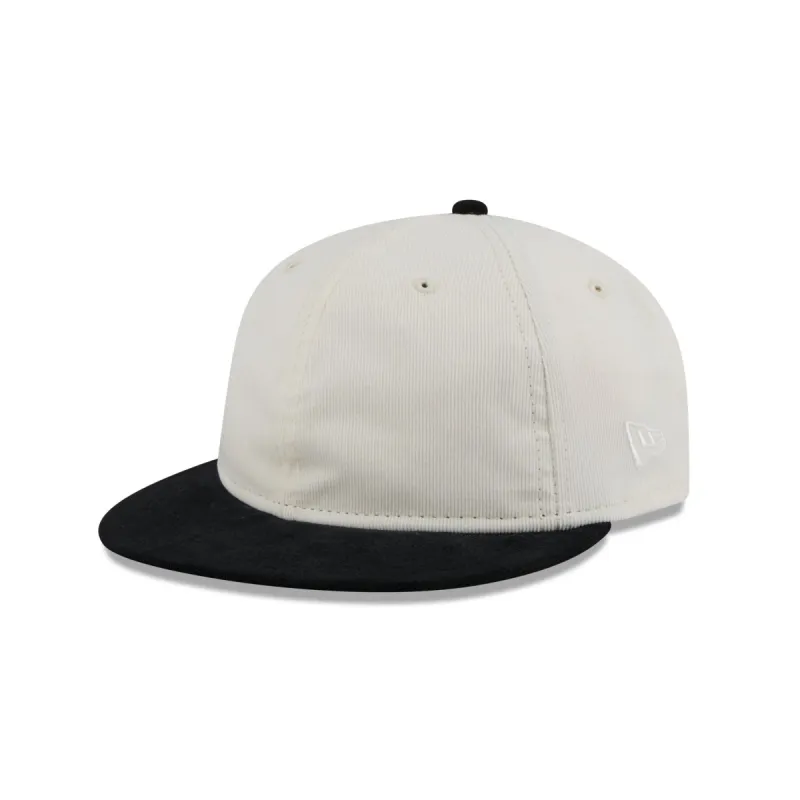 New Era Cap Chrome Black Retro Crown 59FIFTY Fitted Hat sold by New Era