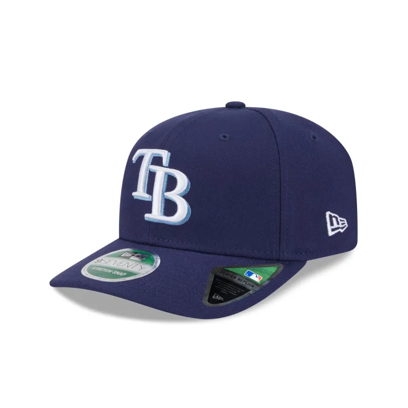 Tampa Bay Rays Game Authentic Collection 9SEVENTY Stretch-Snap Hat sold by New Era