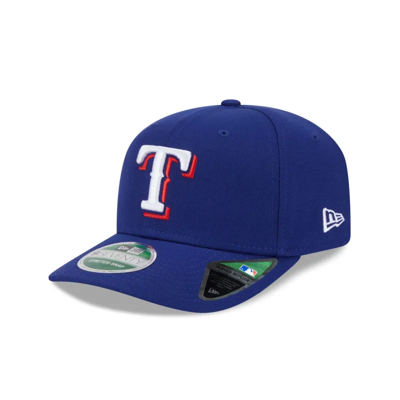 Texas Rangers Game Authentic Collection 9SEVENTY Stretch-Snap Hat sold by New Era