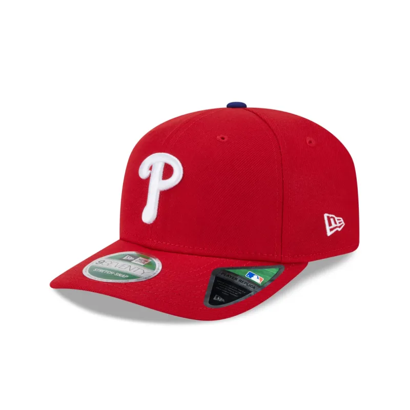 Philadelphia Phillies Game Authentic Collection 9SEVENTY Stretch-Snap Hat sold by New Era